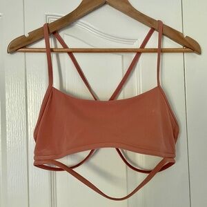 lululemon athletica Orange Sports Bra Light Support | Size 10